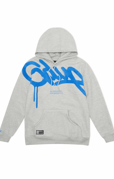 Geedup Hoodie, Hand Style 'Grey Blue'